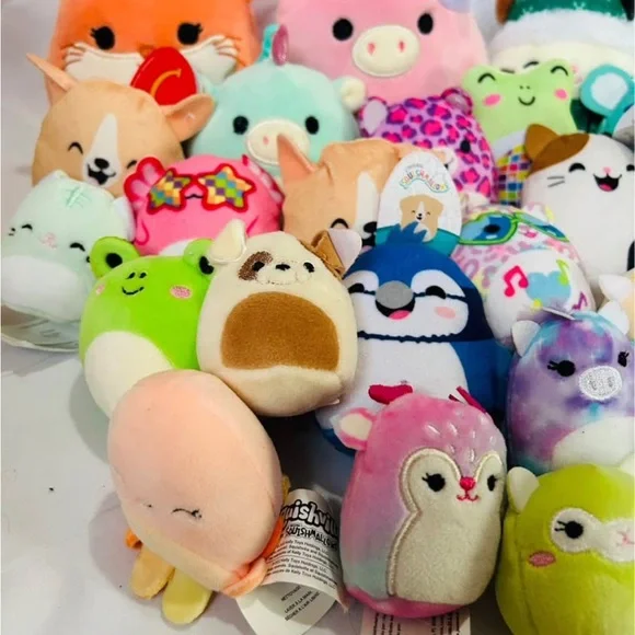Squishmallows Plush Variety Pack - Bright Orange, Pink, Green, Blue, Purple - Picture 3 of 8
